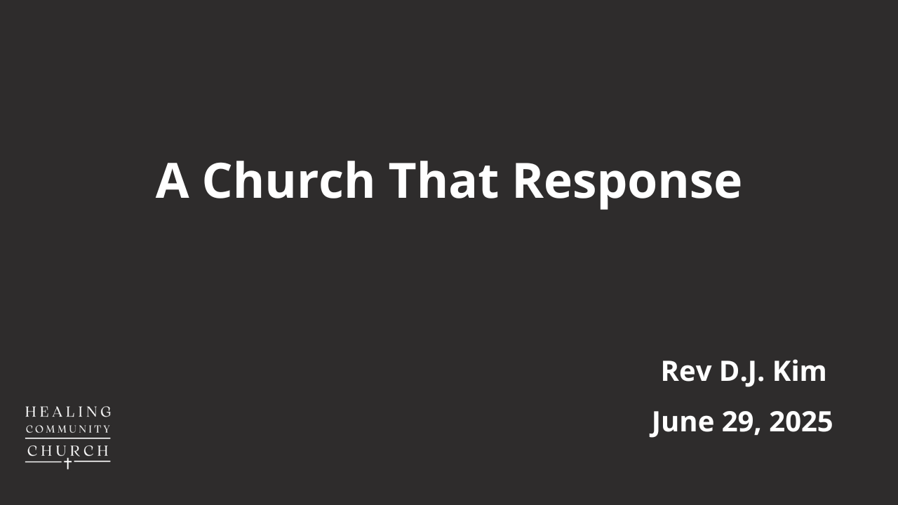 A Church That Response
